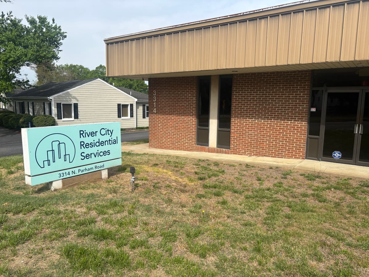 Exterior of the River City Residential Services PHP center in Richmond, Virginia
